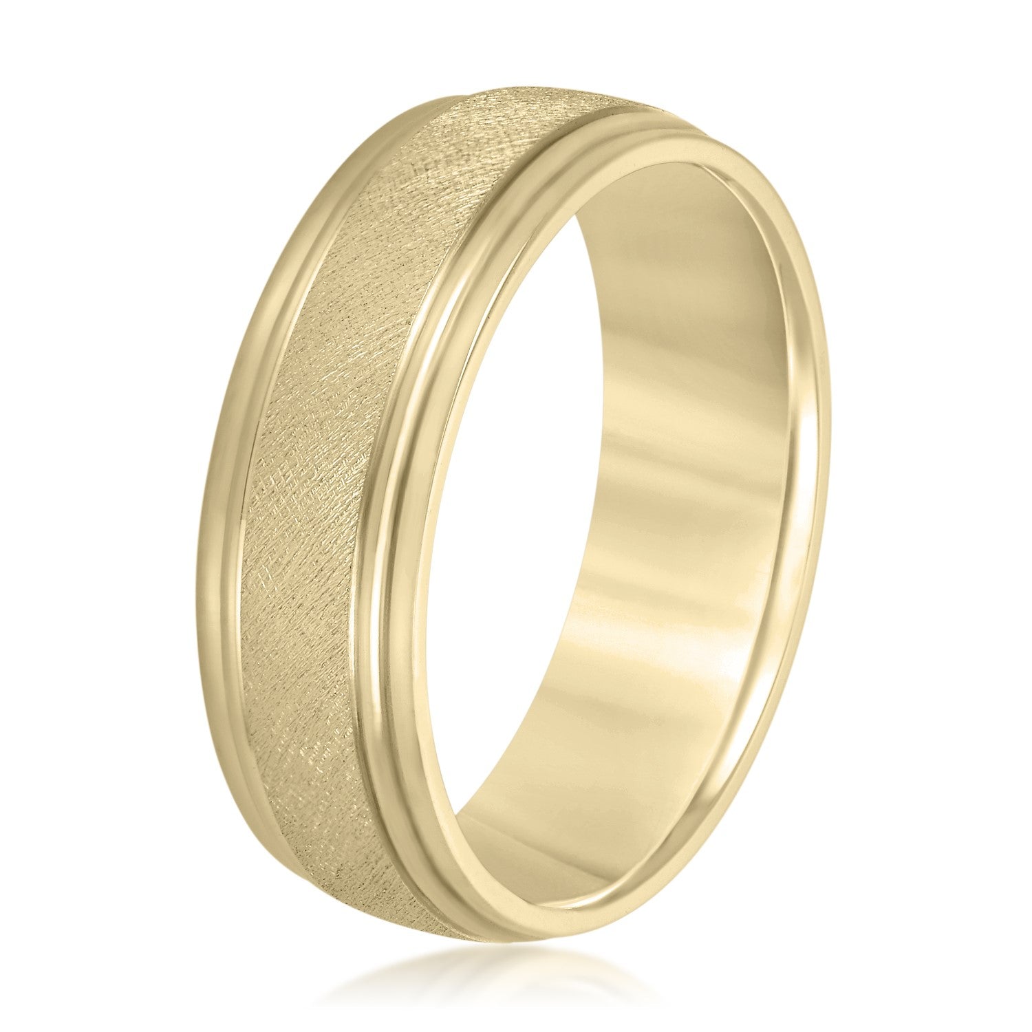 Men's Classic Step Edged Band-VIRABYANI